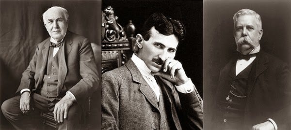edison tesla westinghouse ile ilgili görsel sonucu
