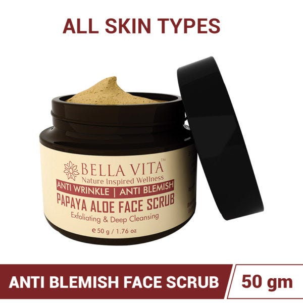 bella vita face scrub