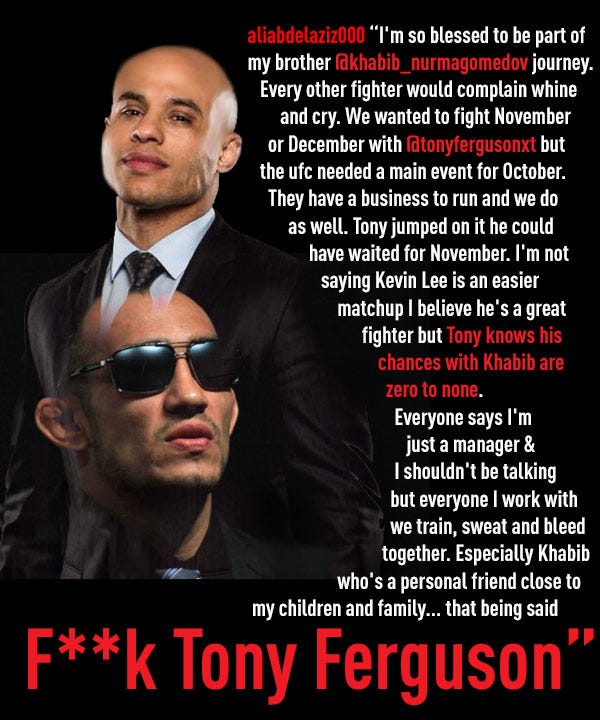 ali mma manager ali mma manager