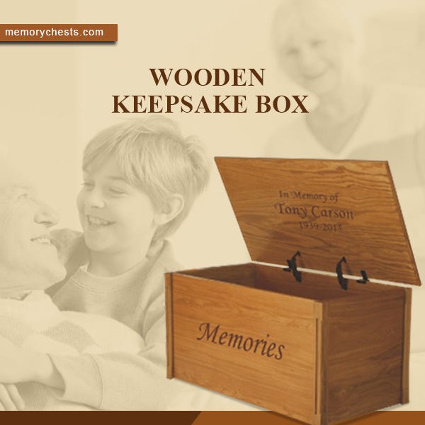 wooden memory box