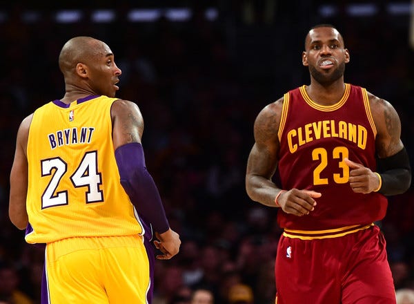 lebron guarding kobe