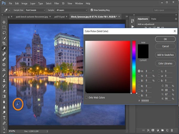How to Fill An Area with Color in Photoshop | by Daniel Wilson | Medium