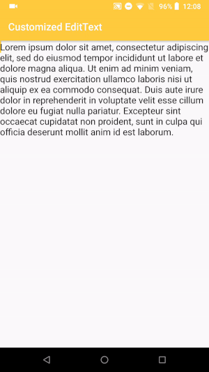 Selectable read-only multiline text field on Android | by Anna ...