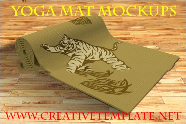 Download Yoga Mat Mockup Designs Creativetemplate By Creative Template Medium