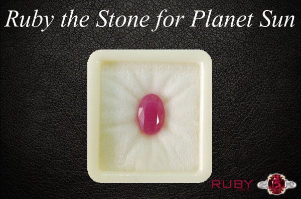 ruby stone for which planet