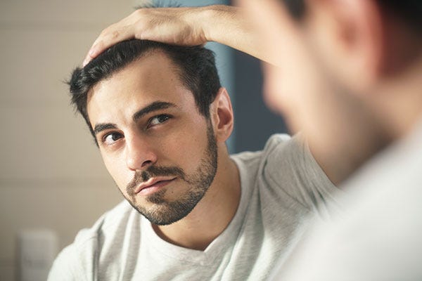 Dht Dihydrotestosterone Causes Hair Loss In Men Thick Head