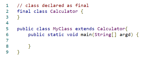 Java Final Keyword - Javadoubts
