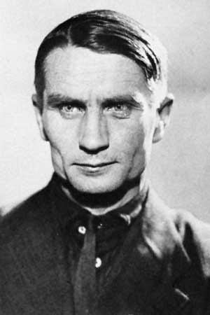 Trofim Lysenko scowls in a portrait