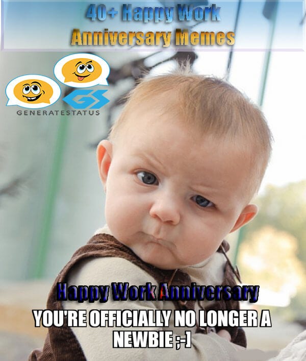 Featured image of post Happy Work Anniversary Meme 5 Years - Strike an average between what a woman thinks of her husband a month before she marries him and what she thinks of him a year afterward, and you will have the truth.