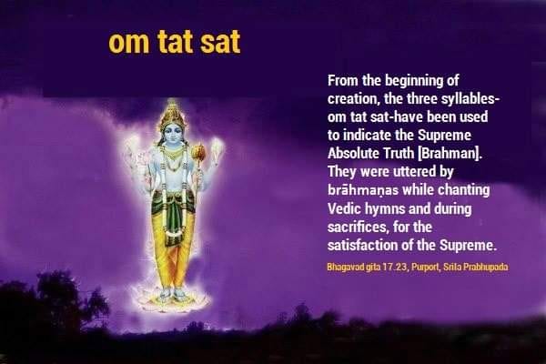 Do You Know What Is Meaning Of Om Tat Sat By Bhagavad Gita Daily Medium
