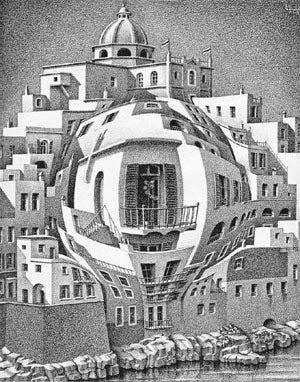 Escher a Malta. Dilatazioni e strani anelli | by Marco ...