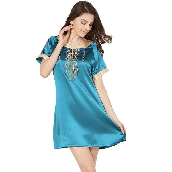 womens silk nightdress