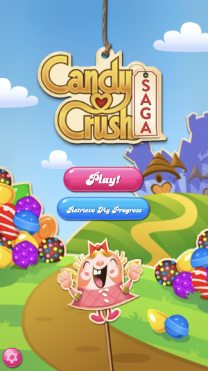 why wont my candy crush load