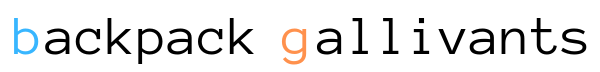 backpack gallivants