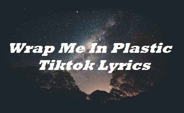 Wrap Me In Plastic Tiktok Lyrics. Wrap Me In Plastic Tiktok Lyrics By… | by  Ctyulyrics | Medium