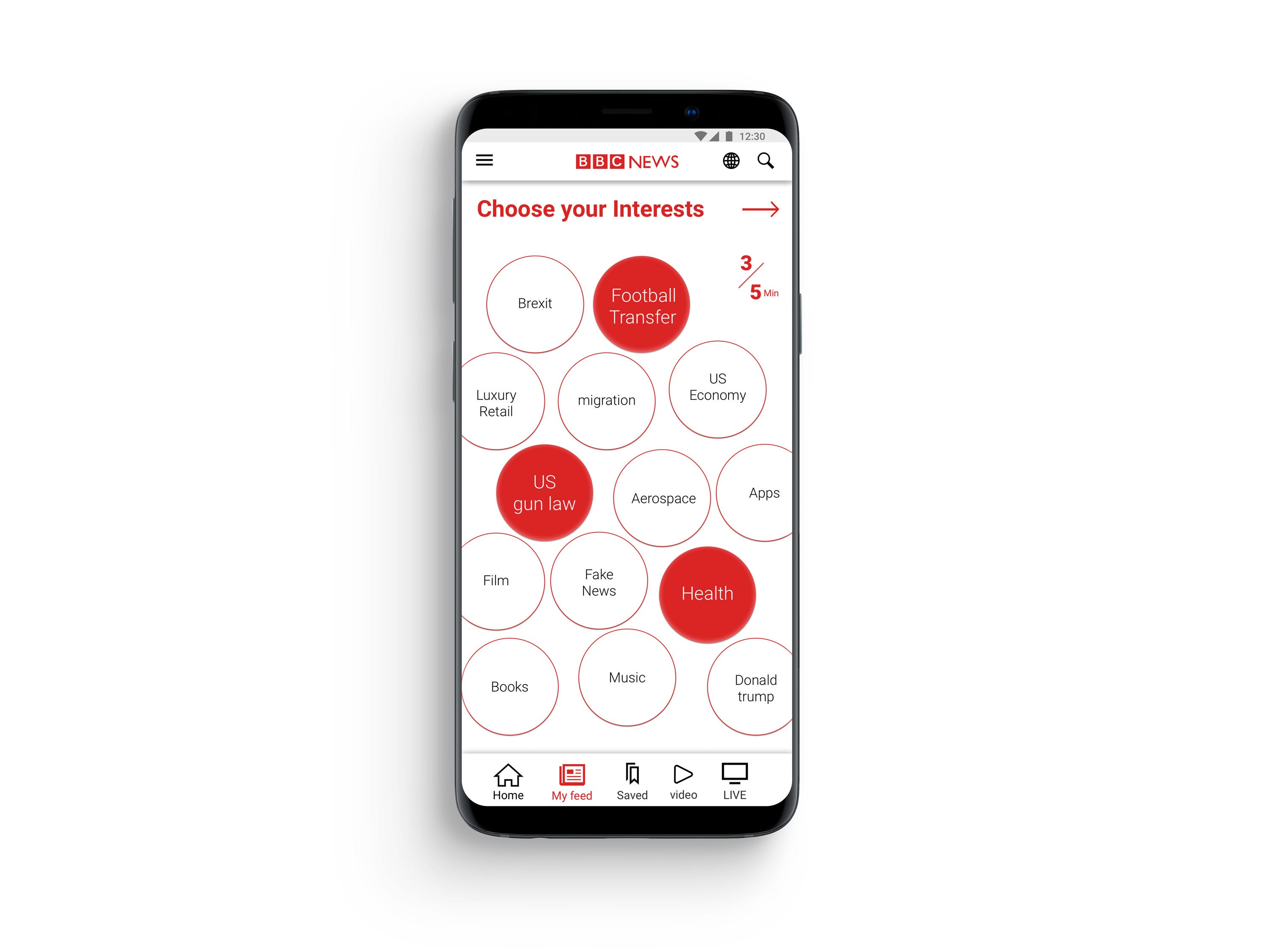 Ux Case Study Bbc News App Android By Nikel Muzli Design Inspiration