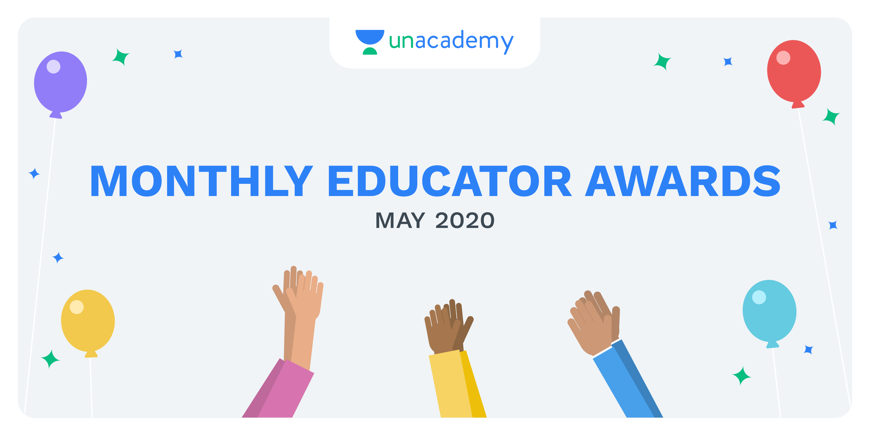 Unacademy’s first ever virtual Monthly Educator Awards by Unacademy