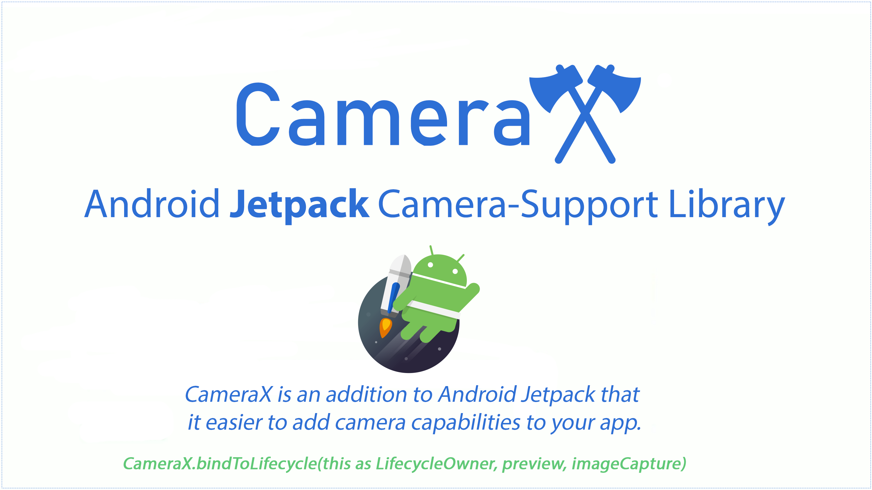 CameraX — Getting started guide. Android Jetpack Understand the