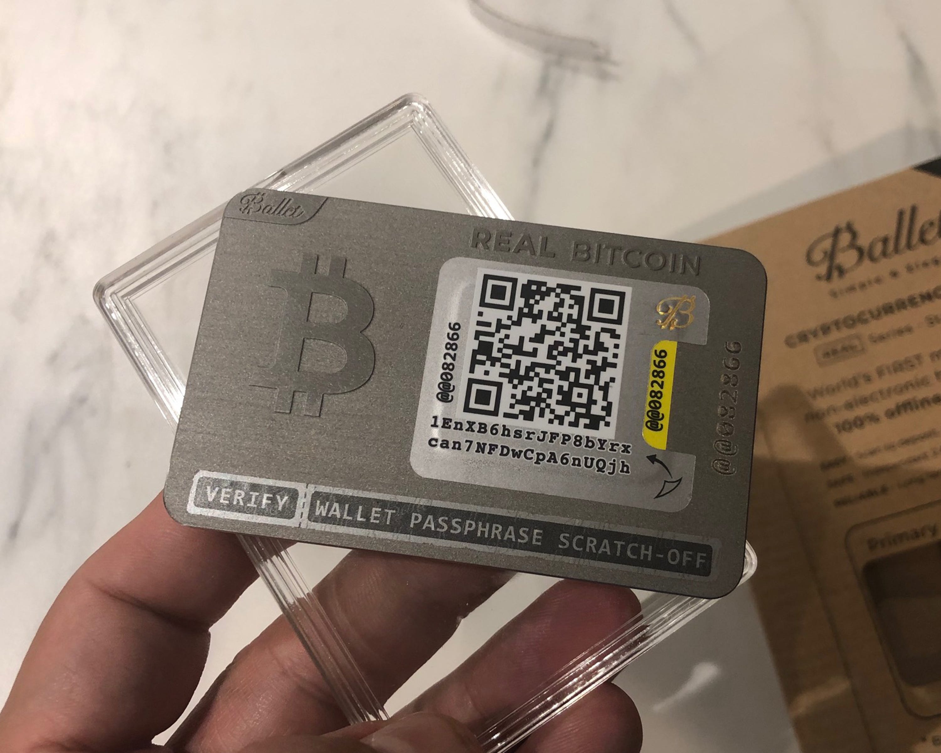 Bitcoin Card Wallet - Arbittmax
