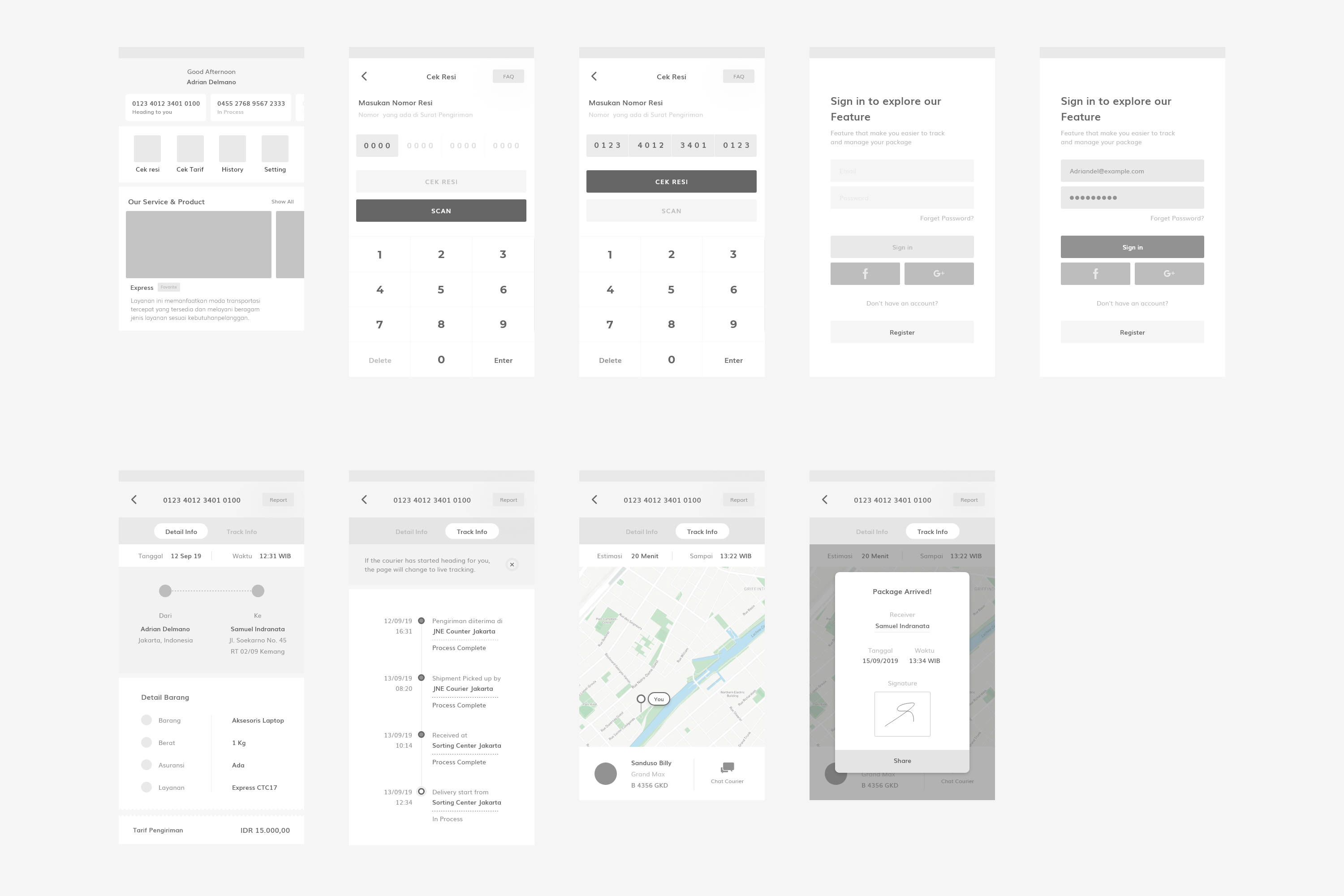 Download Free Studi Kasus Ux Wajah Baru Aplikasi Jne By Rhasyab Medium Free Mockup Templates.
