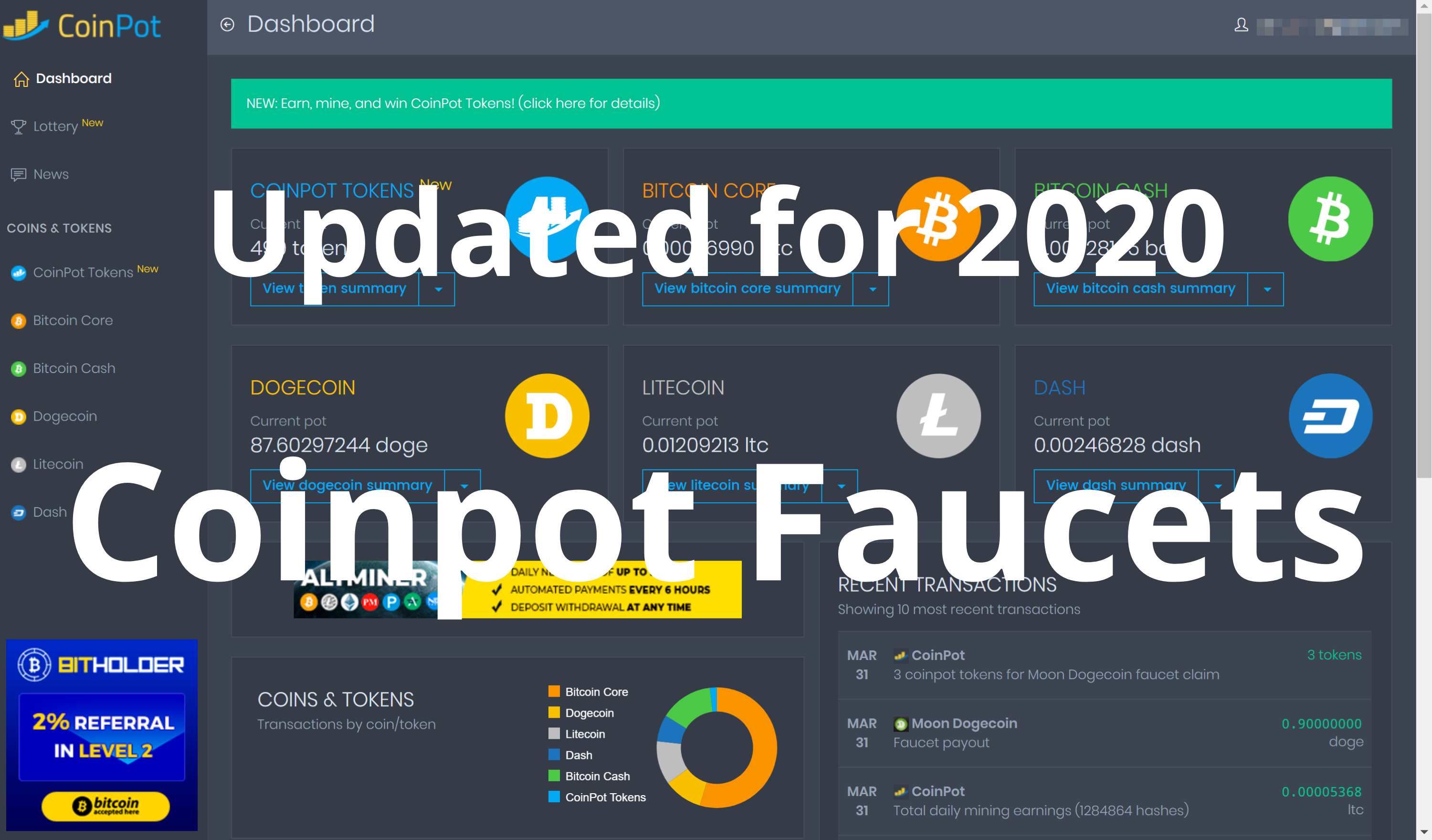 Updated 2020 Coinpot Faucets Easy Way To Claim Free Crypto From