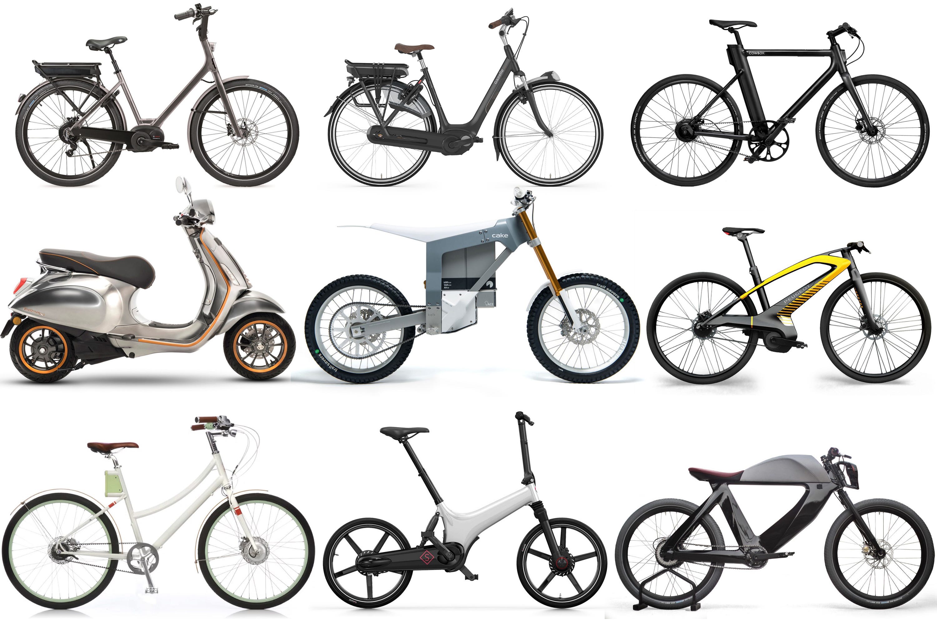Electric Bikes with Good Design — A 