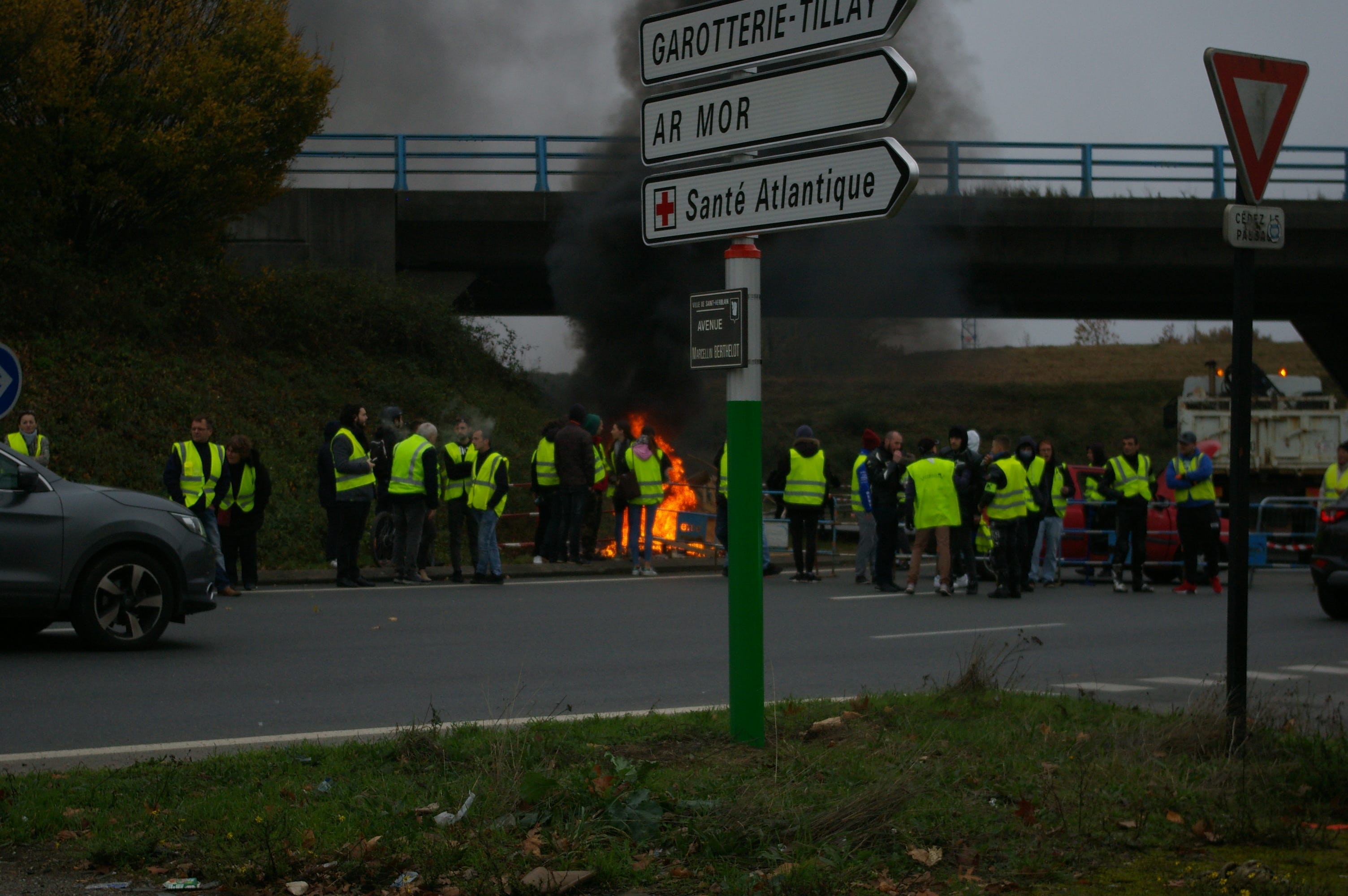 Manifestation 17 Novembre Gilet Jaune Nantes Gaëtan Faure