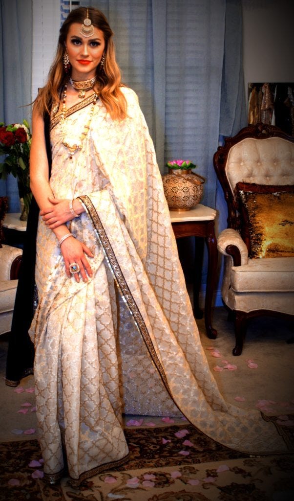 party wears sarees