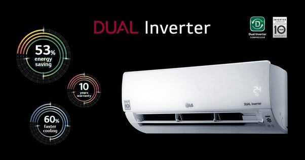 lg dual cool with dual inverter