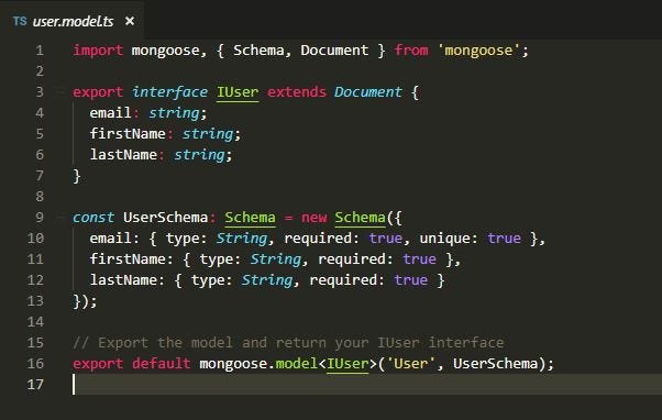 Strongly typed models with Mongoose and TypeScript | by Tom Nagle | Medium