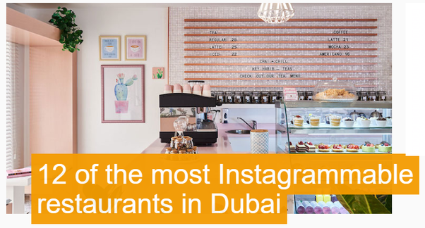 Affordable Aesthetic Cafes Or Restaurants In Dubai By Pritika