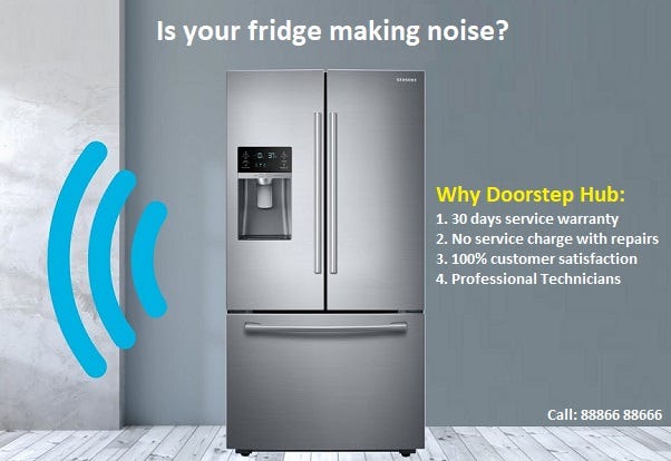 my american fridge freezer is making a loud noise