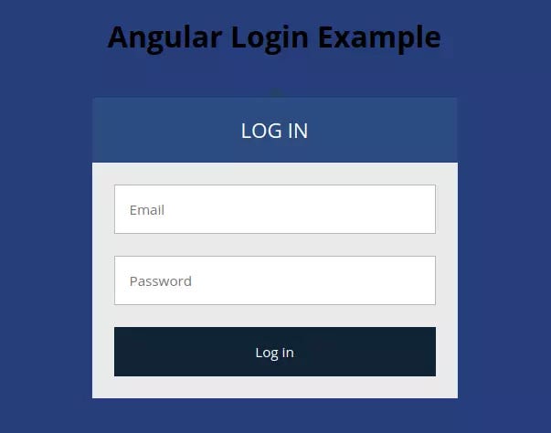 Angular 9/8 Authentication Form: Angular FormBuilder, FormGroup