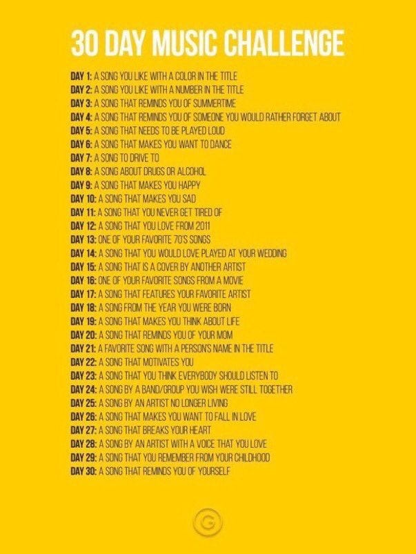 30 Day Music Challenge Series Day 1 by Ashton Kusher Medium