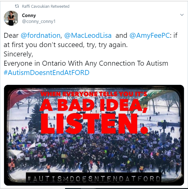 All organizations and public figures against the Ford Government’s
