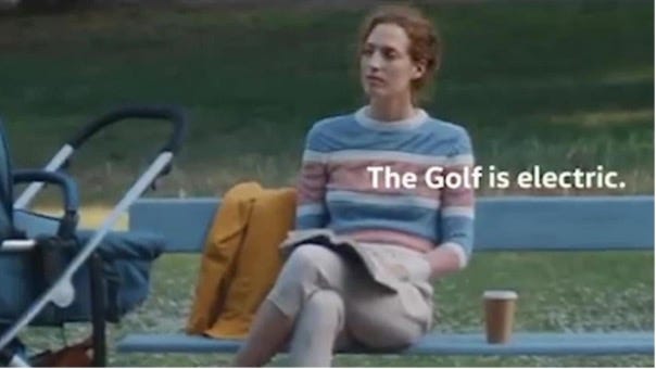 Case Study: Gender in Marketing Communications — Volkswagen e-Golf  Commercial (2019) | by Nwando Ebeledike | Medium