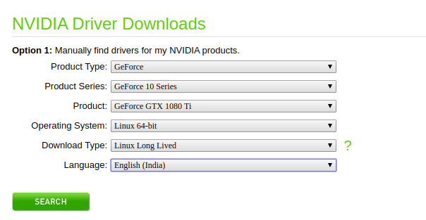 nvidia network driver ubuntu