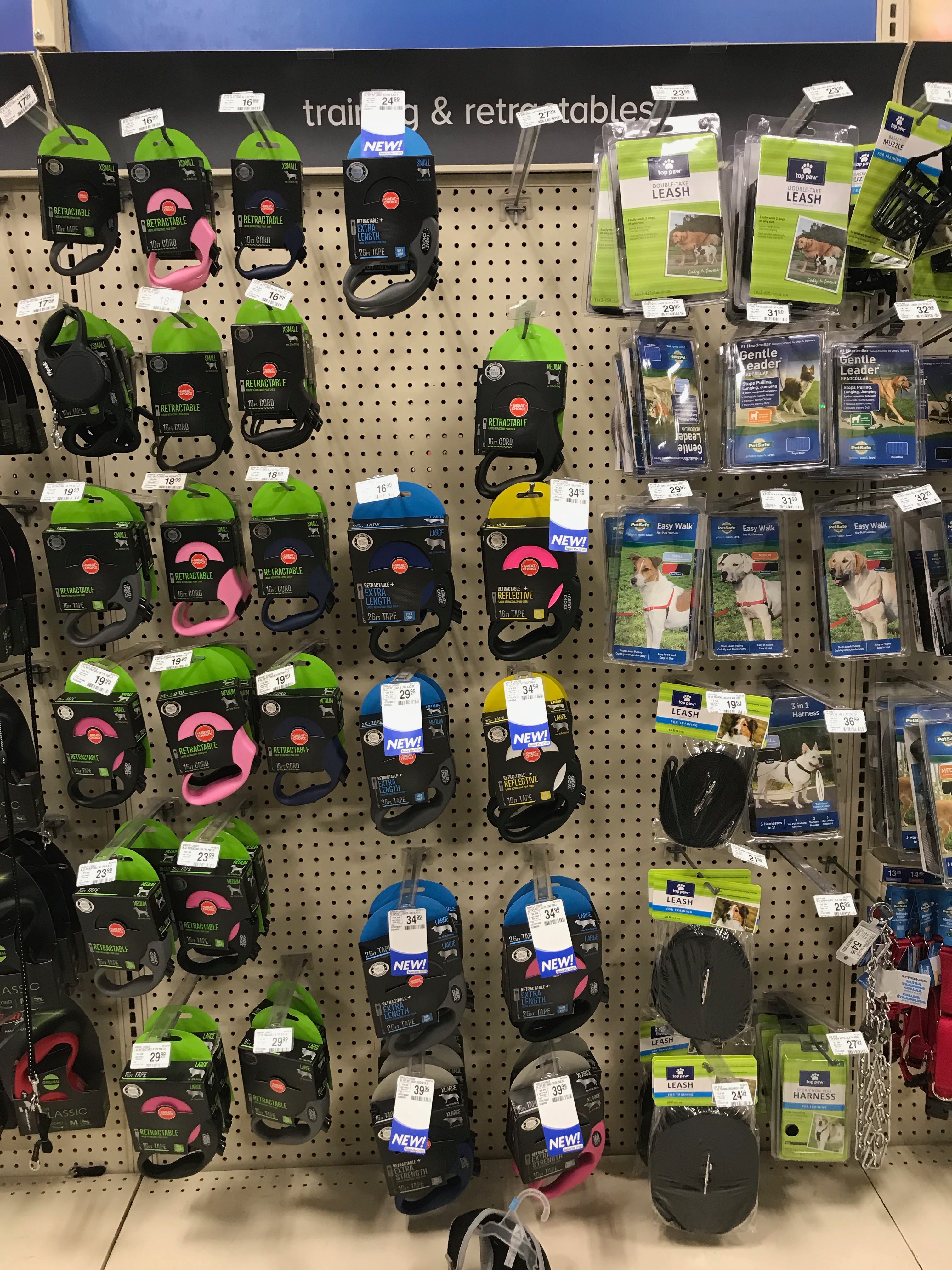 retractable leash petsmart