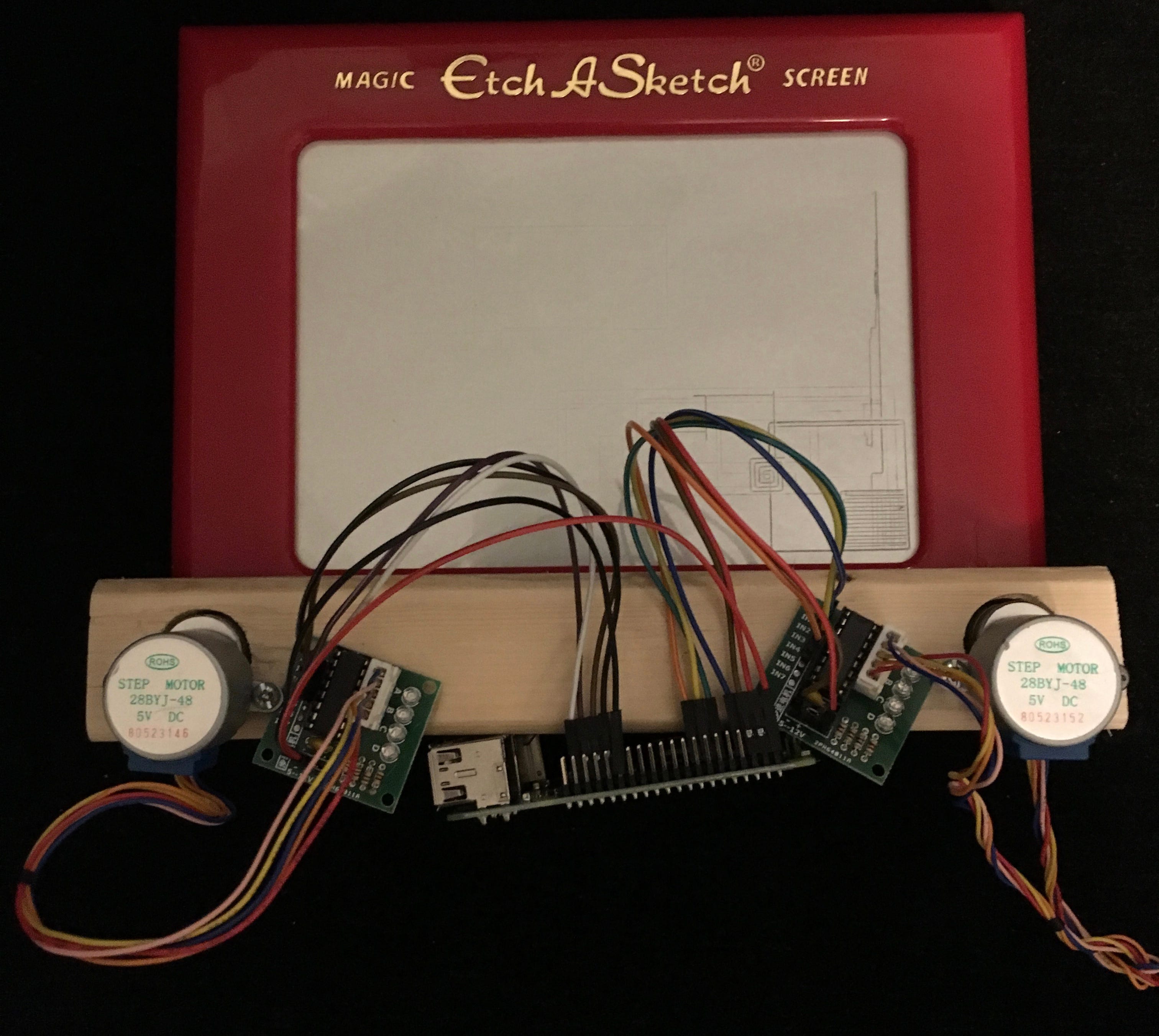 raspberry pi etch a sketch