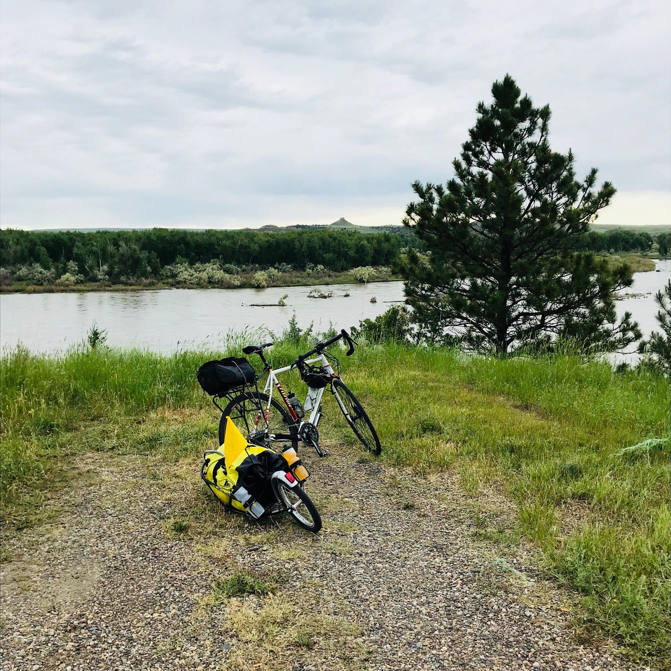 Day 23Hysham to Miles City, MT. Another good day for a ride! Cool and