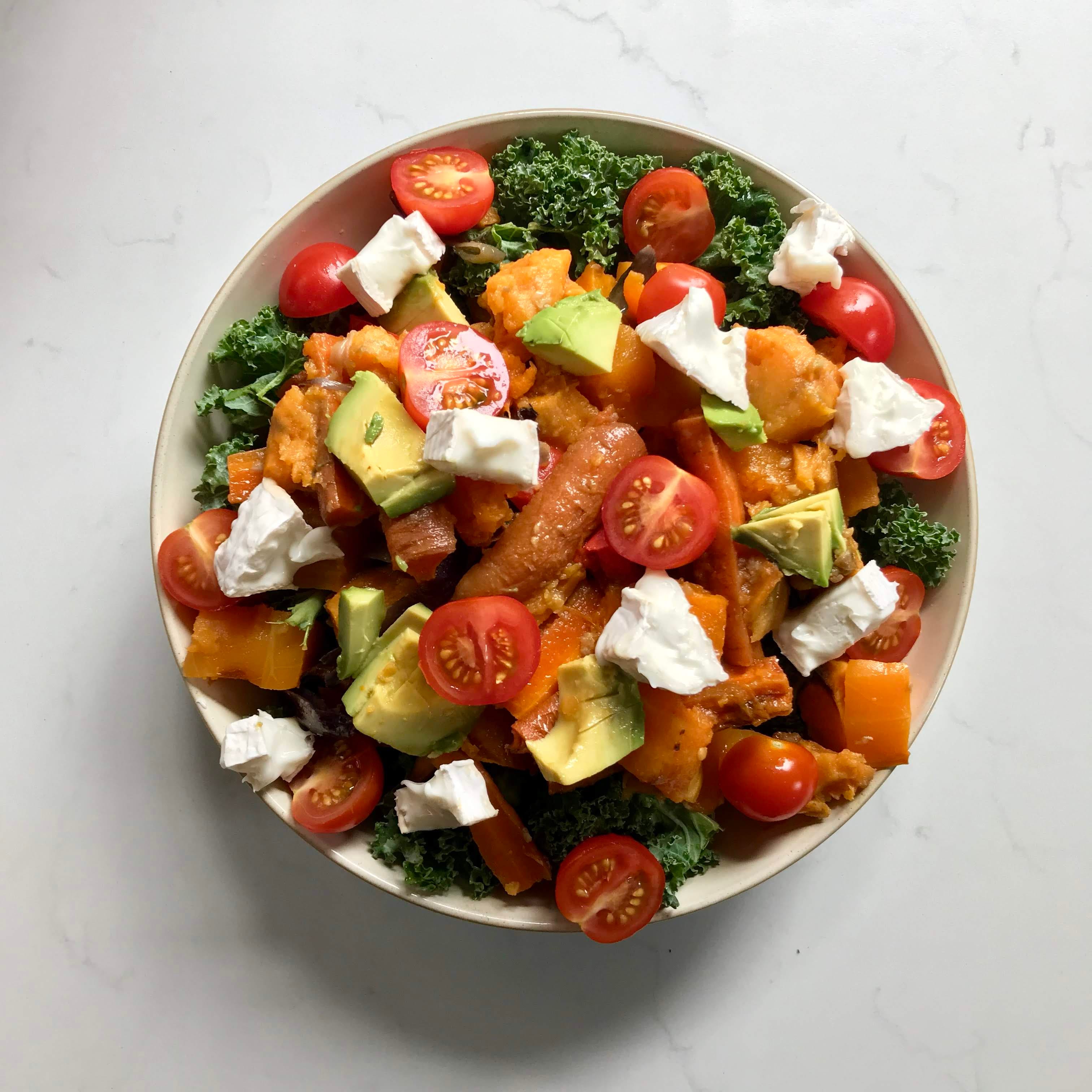 Rainbow Comfort Salad Recipe Robyn Gamm Medium