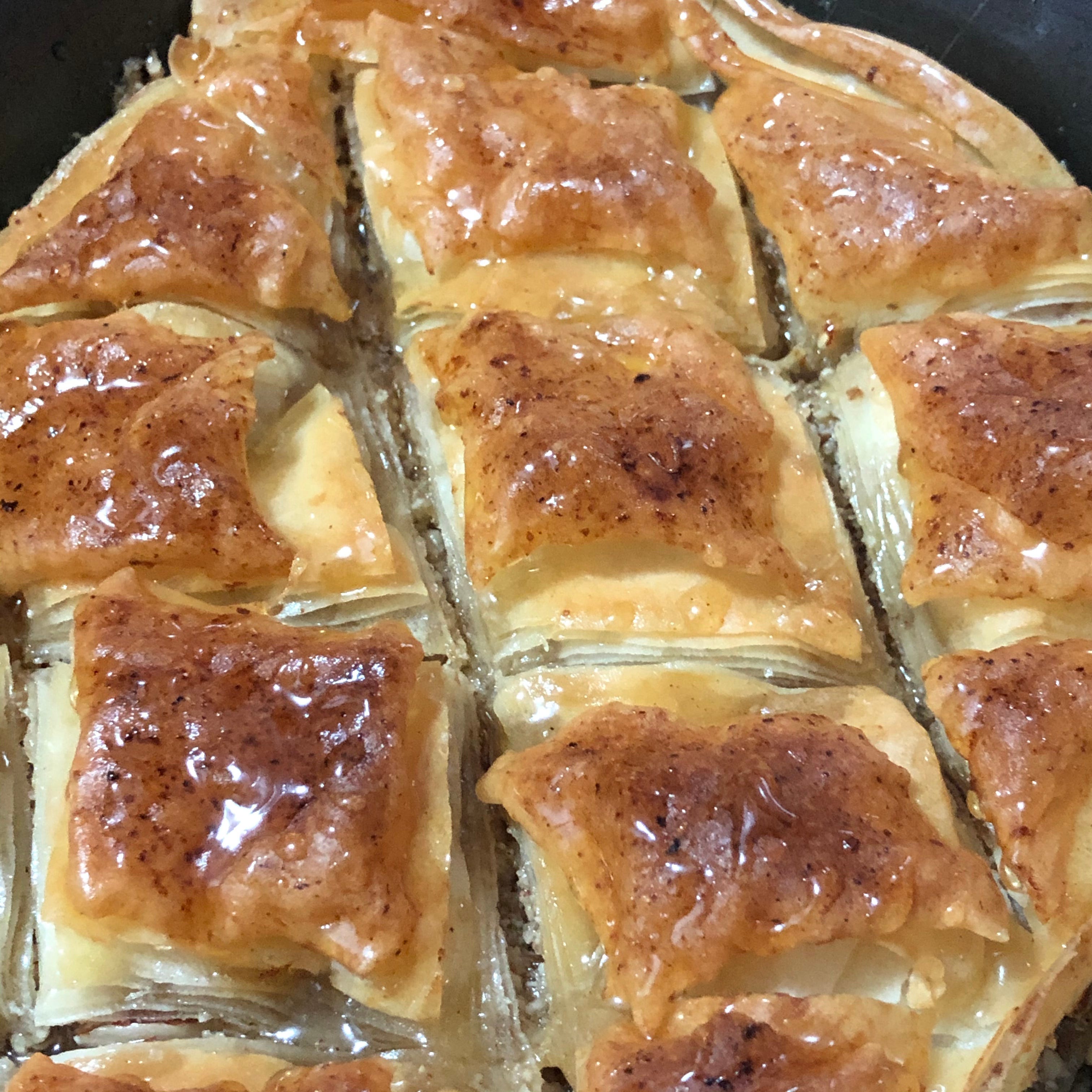 Easy Baklava using spring roll sheets by Healthy Recipes Medium
