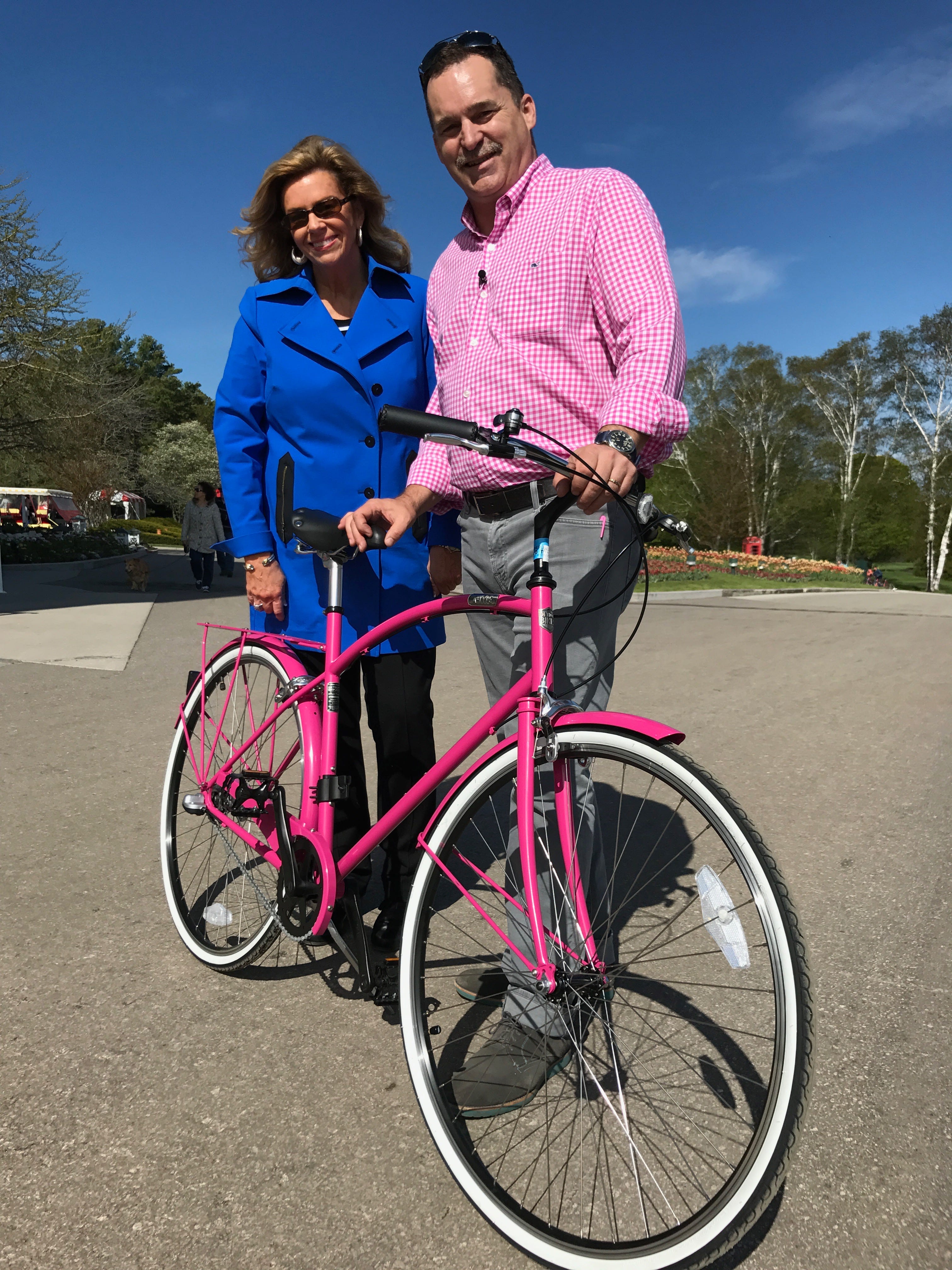 pink bike stem