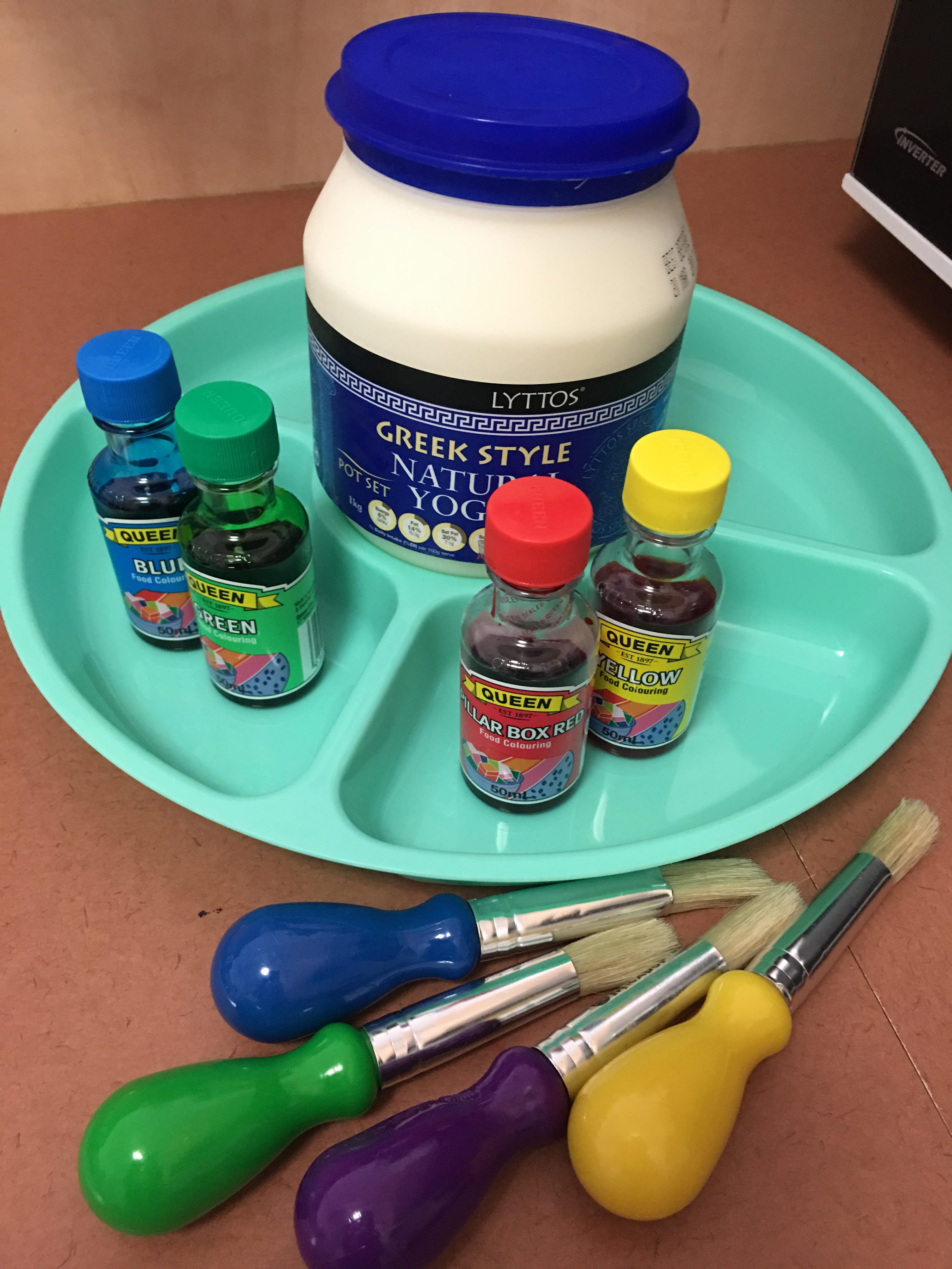 Two Ingredient Edible Paints. Did you know that you can make edible