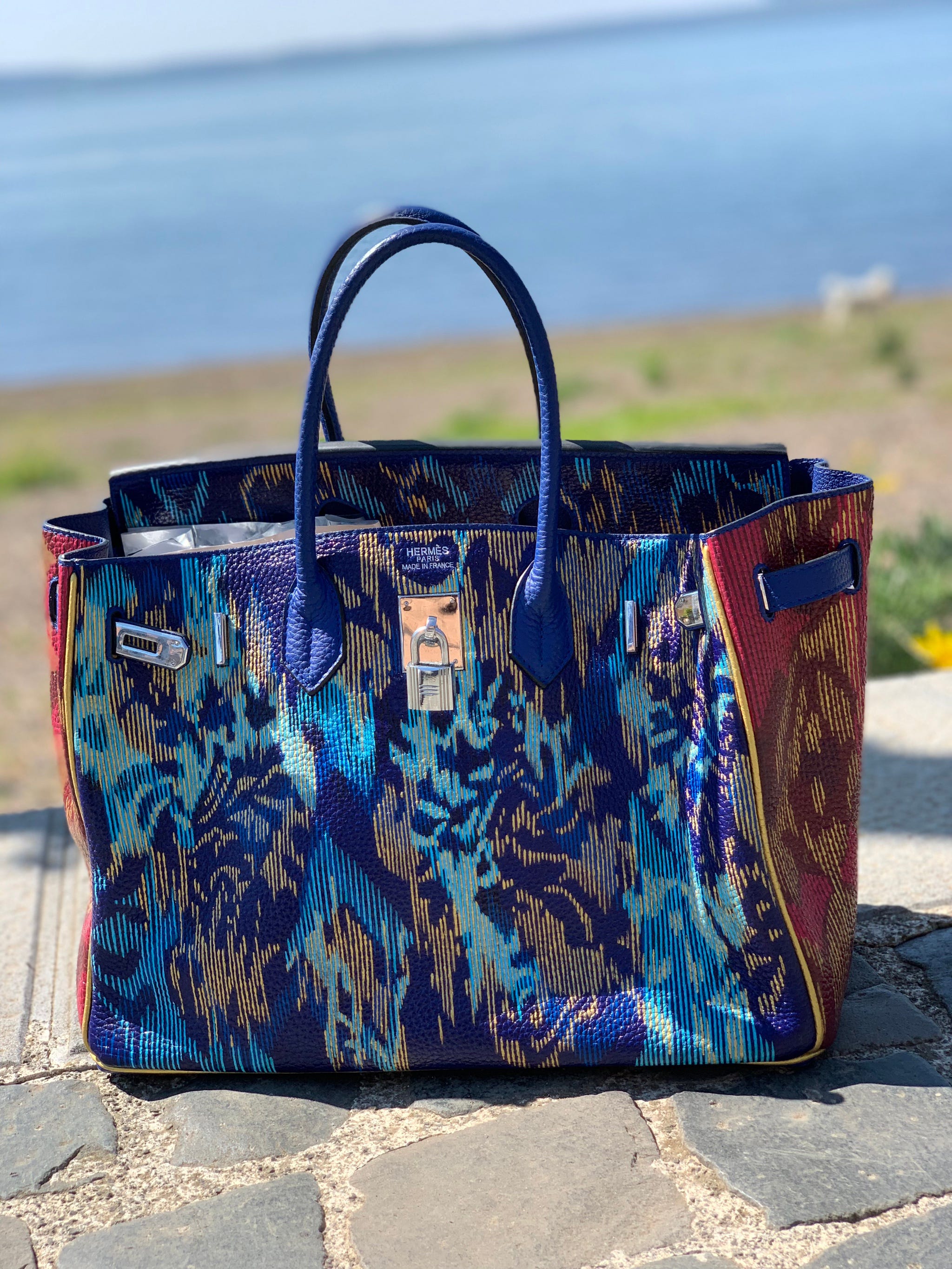hermes birkin electric blue