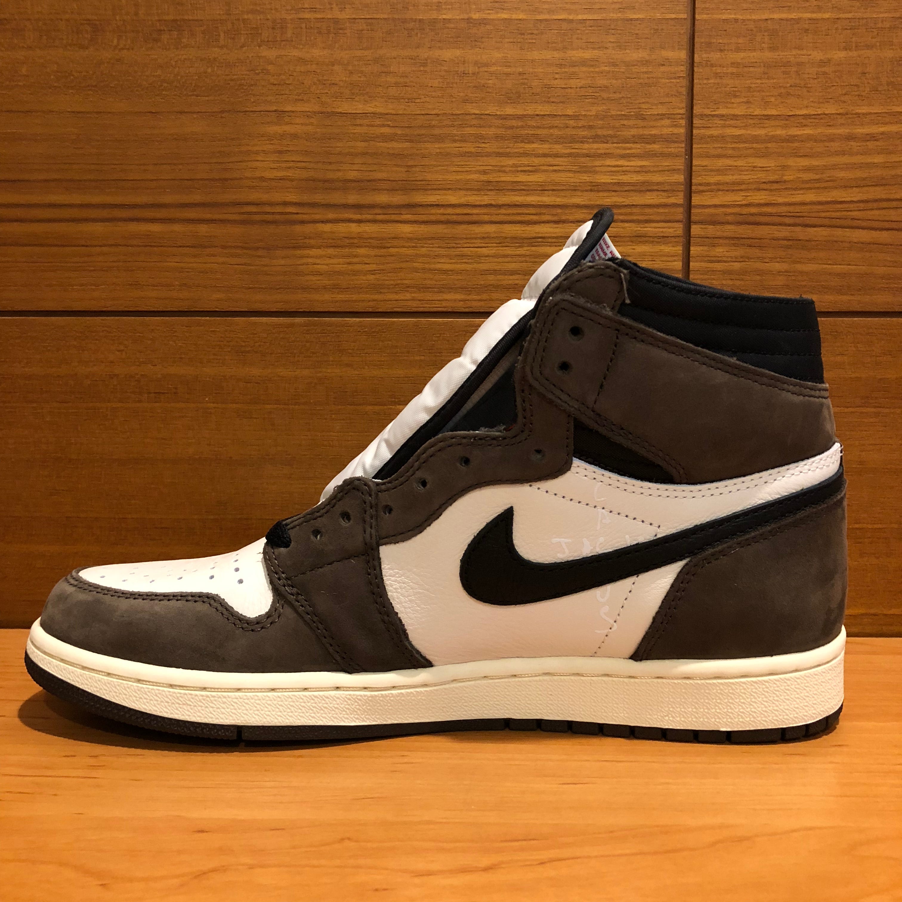 jordan 1 white and brown