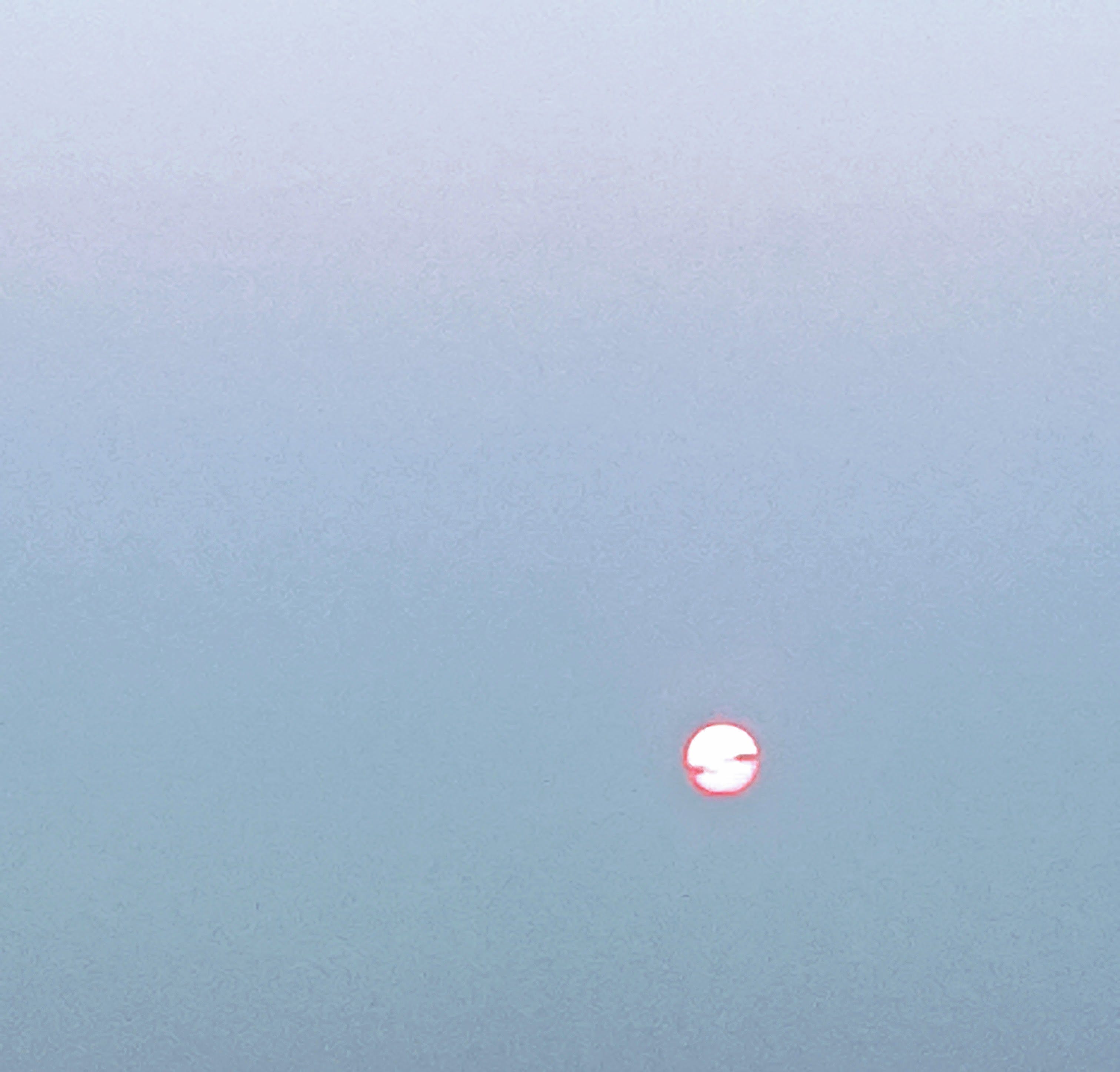 Orange sunrise; Photo by S. Anne Kelln copyright 2020
