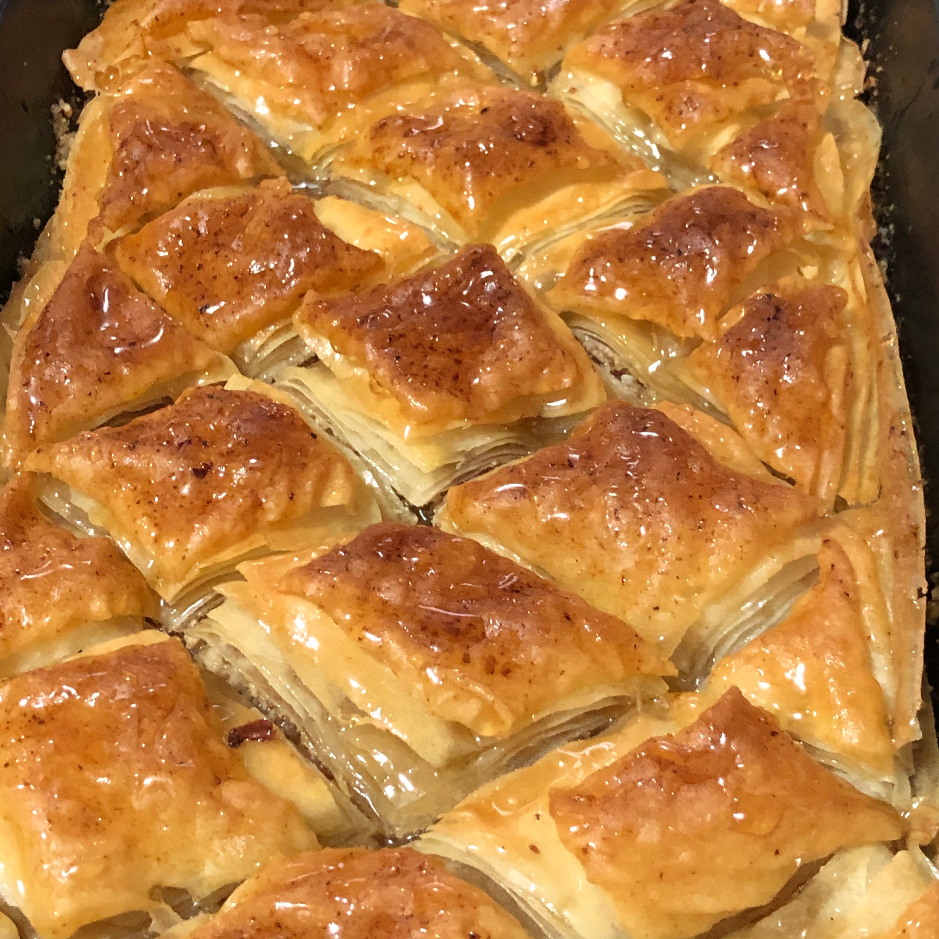 Easy Baklava using spring roll sheets by Healthy Recipes Medium