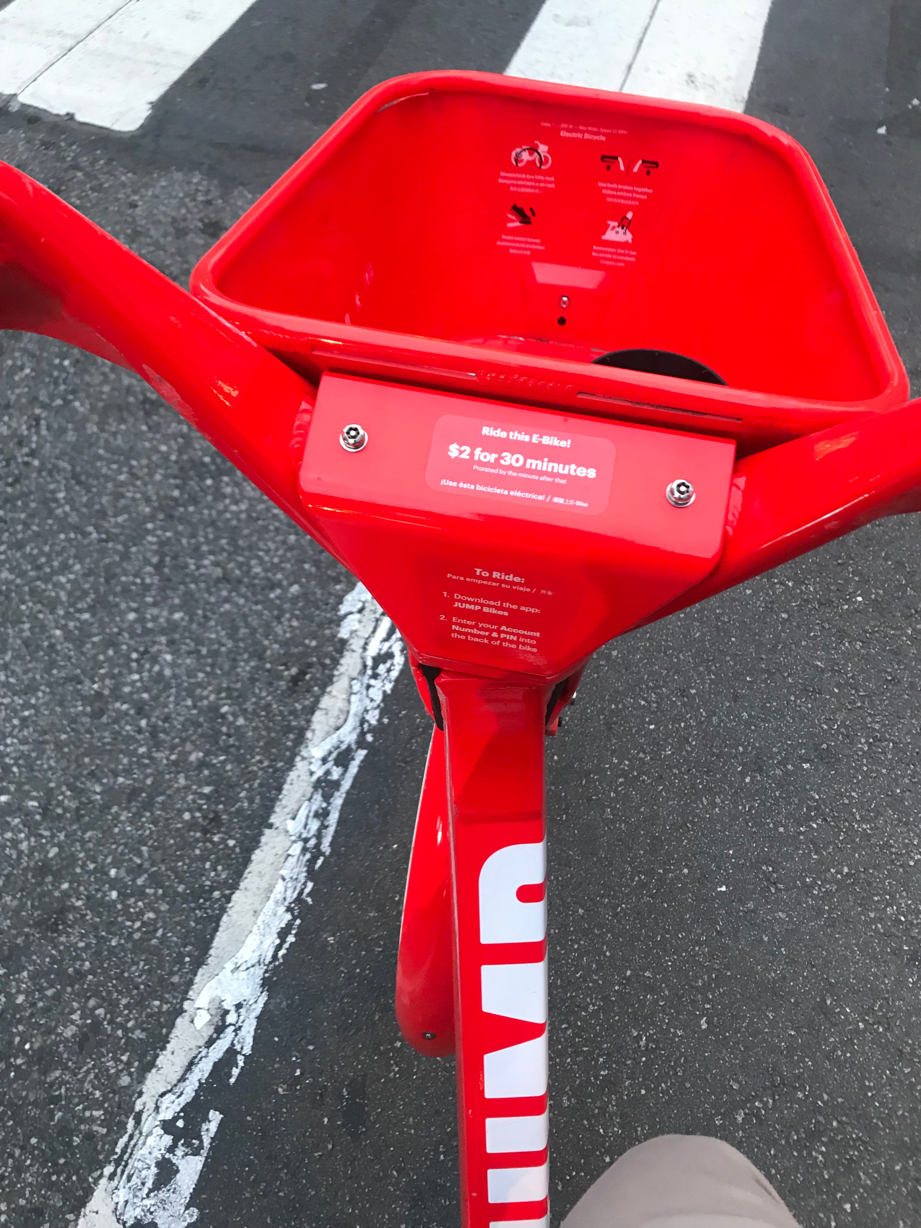 jump bike number