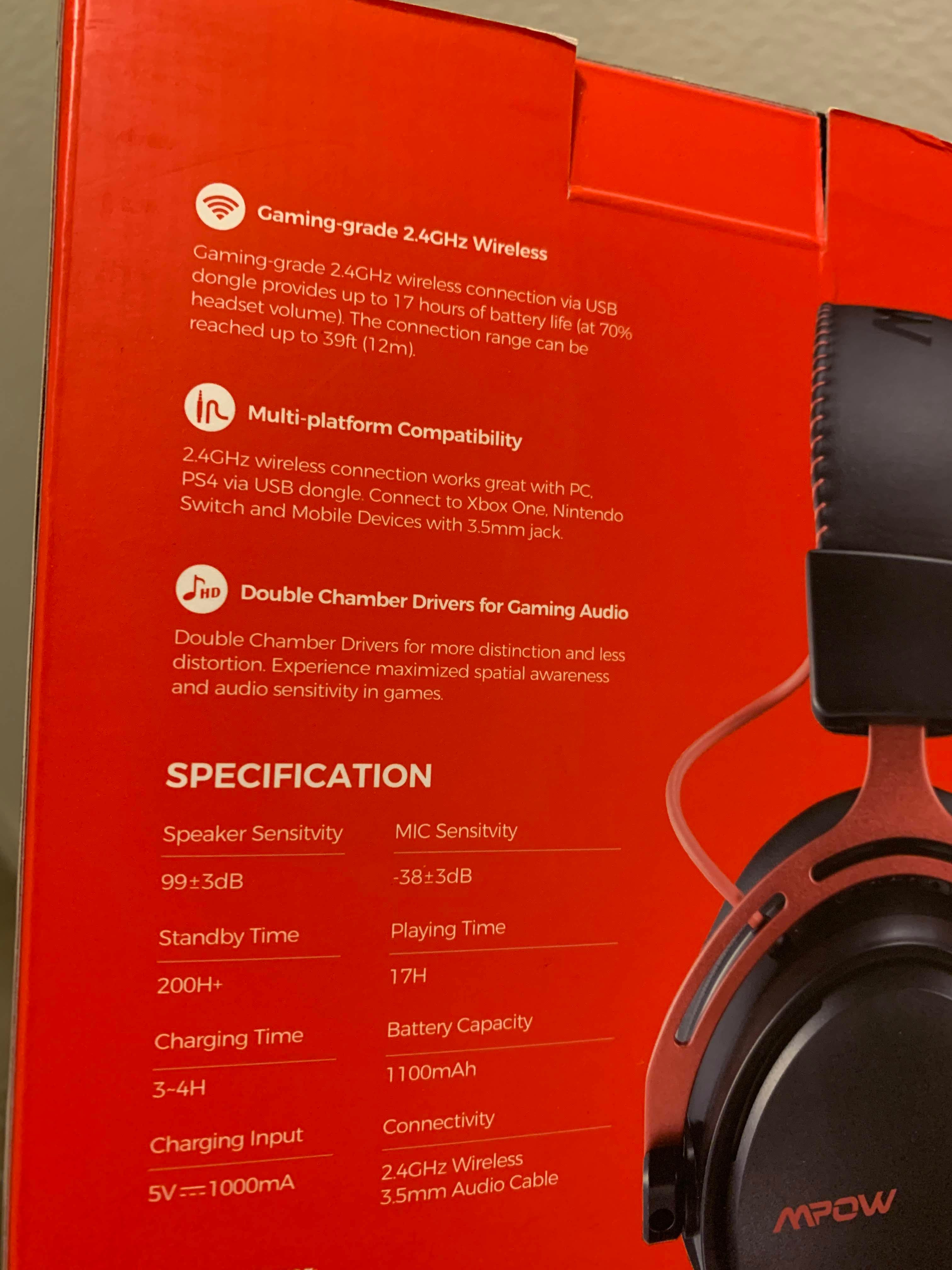 mpow bluetooth ps4